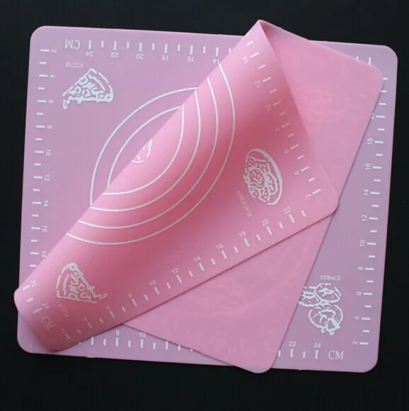 Послушание 26*29 см силиконовый коврик для выпечки со шкалой подкладочный лист