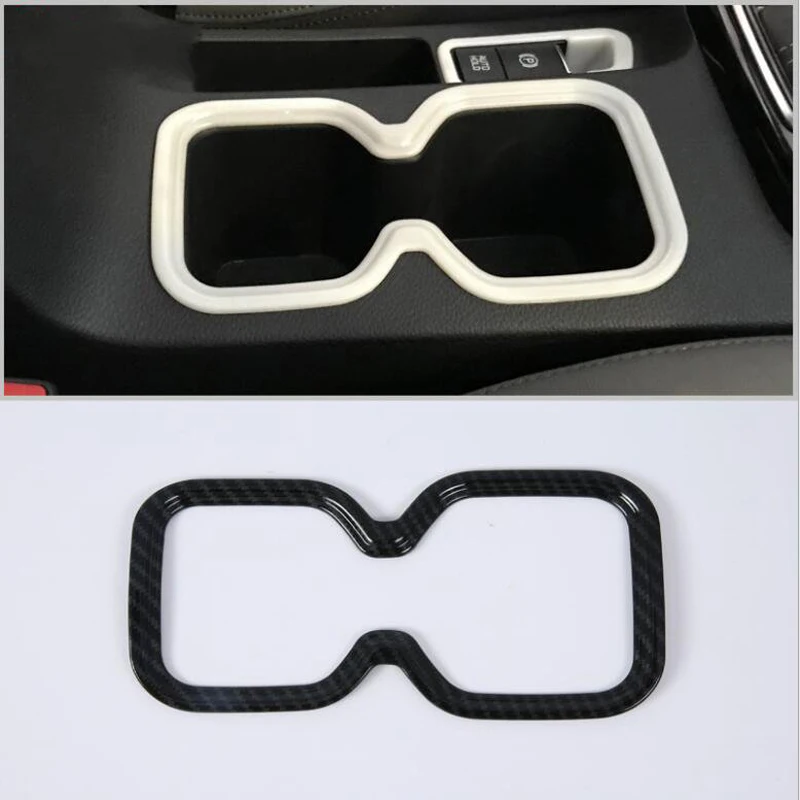 

Для KIA Sportage R 2018 1 шт. углеродное волокно ABS хромированный автомобильный передний и задний Чехол для чашки воды рамка отделка автомобильный Ст...