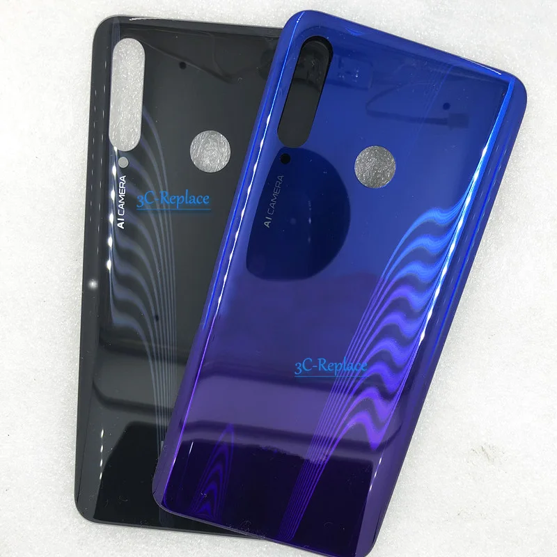 Черный/синий/красный 6,2 дюйма для huawei Honor 10i HRY-LX1T, задняя крышка для батареи, корпус, чехол, заднее стекло, запасные части
