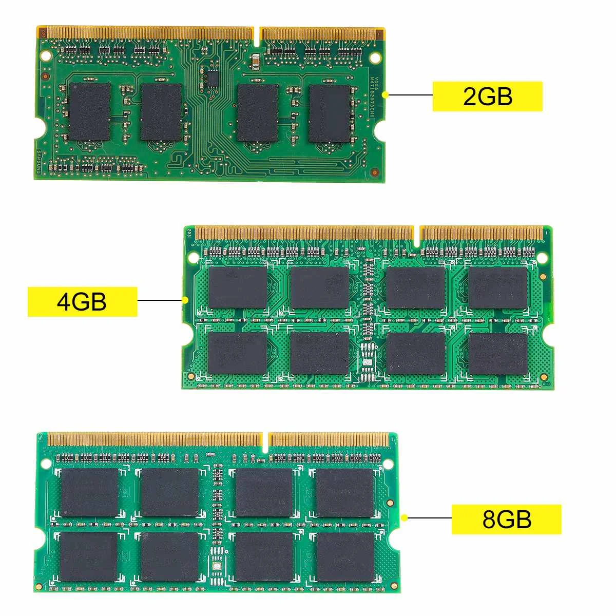 Для оперативной памяти DDR3 1066 PC3 8500 память для ноутбука 2 ГБ 4 8 1 5 в контактов