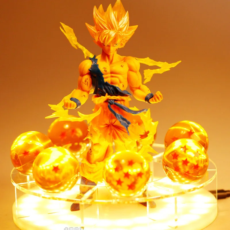 Фигурки Dragon Ball Z Shenron Dragonball Набор фигурок Esferas дель дракон + 7 шт. 3 5 см шары