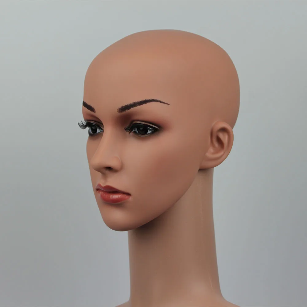 Высокое качество PE реалистичный манекен женщина головы парики D2 W|mannequin dummy head|manikin