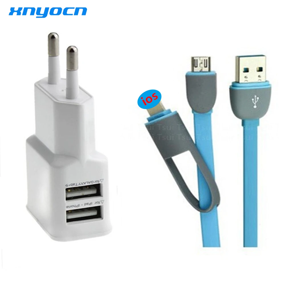 Настенный адаптер питания с вилкой европейского стандарта USB зарядного