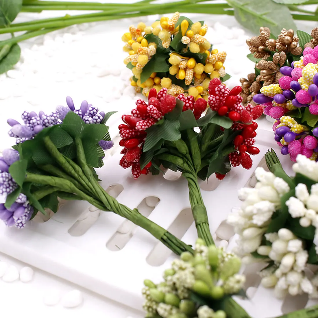Stamen Flower 144 шт Искусственные для домашнего свадебного украшения Pistil DIY Скрапбукинг