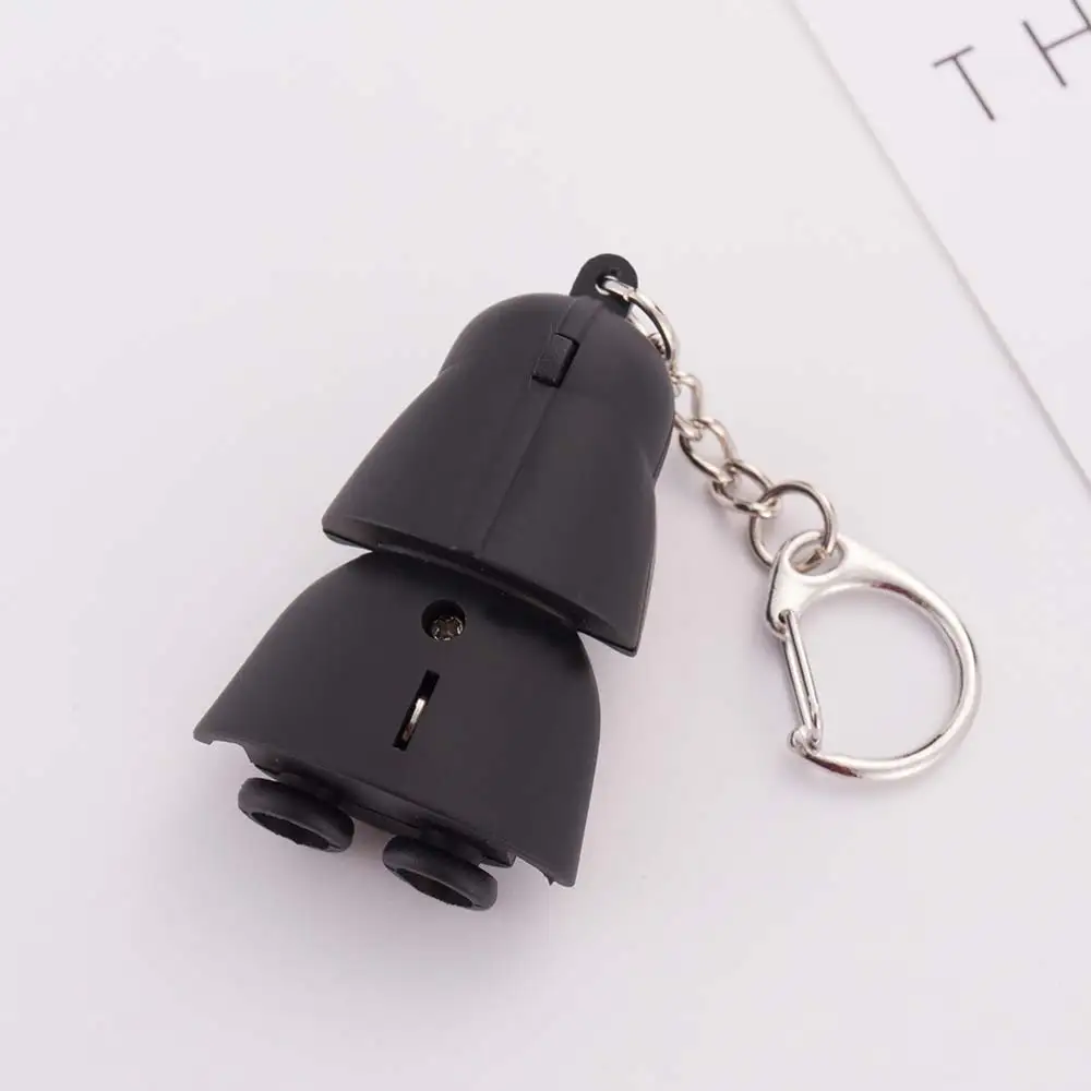 

FAMSHIN High Quality TOP 2018 Star Wars Keyring Light Black Darth Vader Pendant LED KeyChain For Man Gift Party Gifts