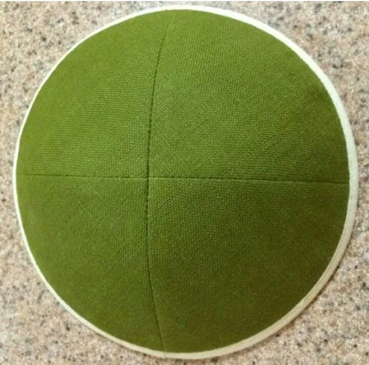 Льняная атласная сырая шелковая Роскошная еврейская кипа YARMULKE KIPPOT | Аксессуары