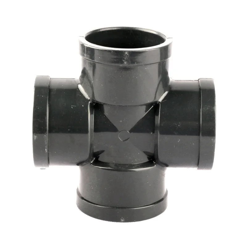 Inner Diameter 40mm PVC Straight Cross Connector 4-Way Water Pipe Garden Irrigation Fittings Tube Joint | Дом и сад