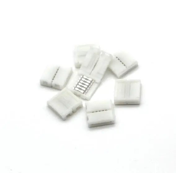 connector 6pin 12 мм RGB+ CCT мужской женский сварочная лента для контроллера Кабель-адаптер провод для 5050 3528 SMD RGB+ CCT Светодиодная лента 5 шт - Цвет: connector