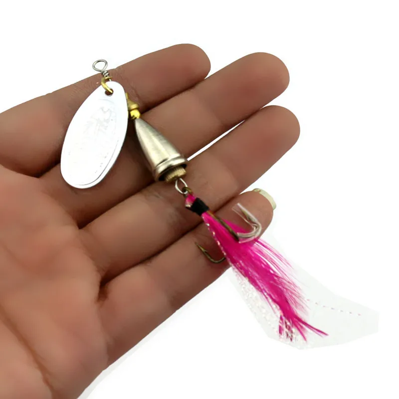 БРЭНД горячая Распродажа spnner рыболовные приманки блесна металлическая жесткая