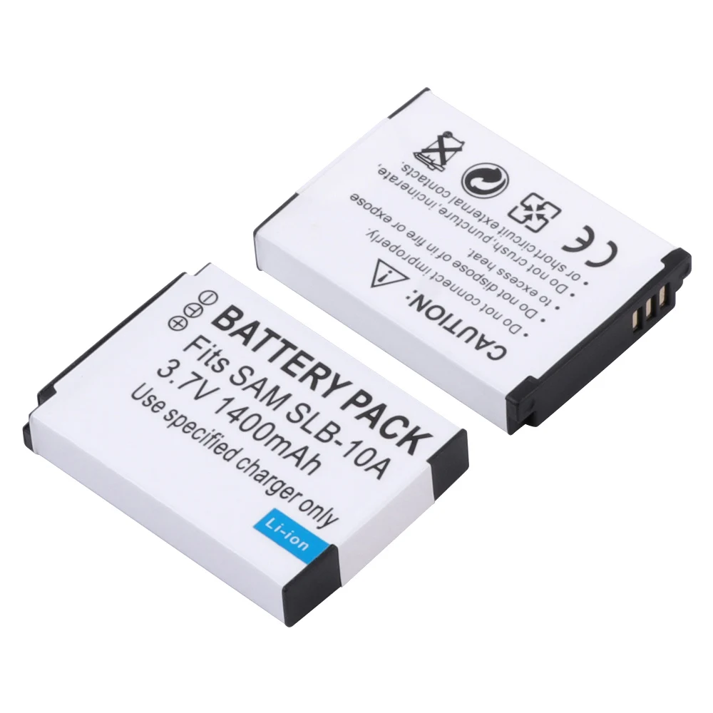 2 шт. SLB 10A SLB10A батарея камеры + настенное зарядное устройство для Samsung EX2F WB150F WB250F