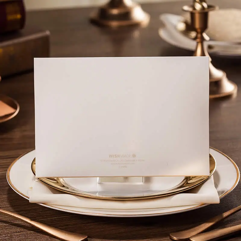 Персонализированные Флора Дизайн Свадебное приглашение золотой цвет|wedding invitation