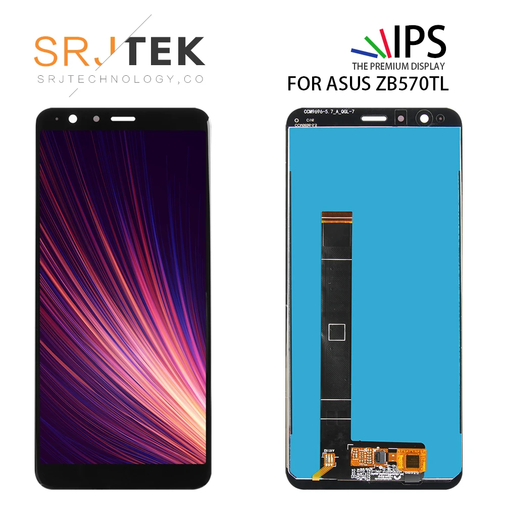 SRJTEK 5 7 дюймовый IPS дисплей для Asus Zenfone Max Plus M1 ZB570TL сенсорный ЖК экран X018D дигитайзер