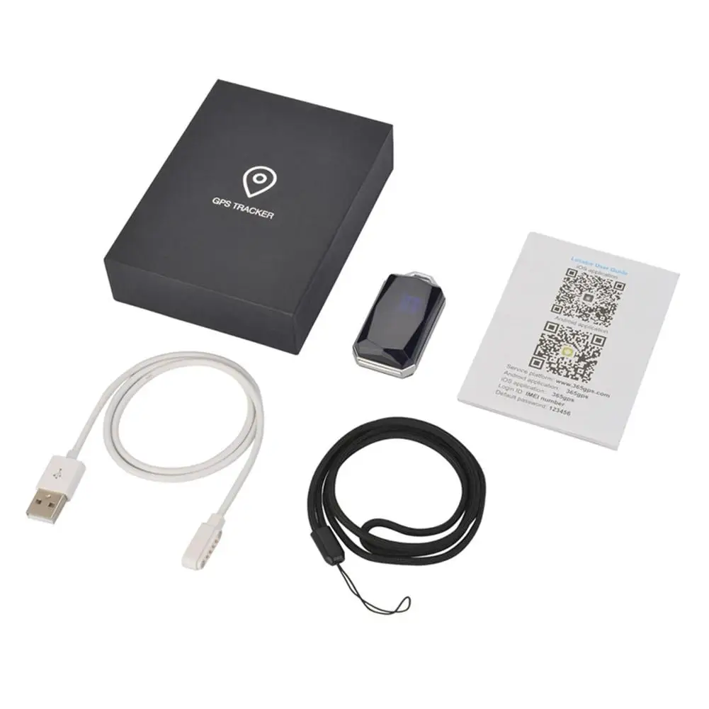 Новые продукты IP67 Водонепроницаемый модный драгоценный камень подвеска GSM A gps Wifi LBS SOS мини gps трекер локатор для детей студенческий автомобиль