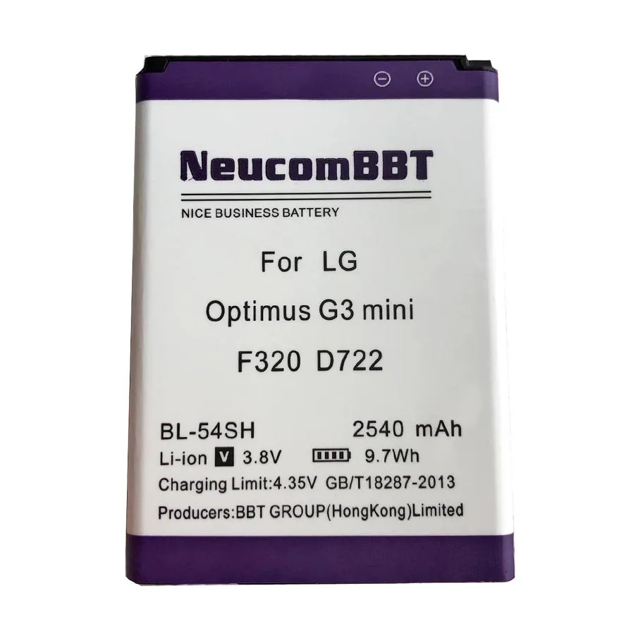 BL-54SH батареи G3mini для LG Optimus LTE III 3 F7 F260 L90 D415 US780 LG870 US870 LS751 P698 NeucomBBT BL54SH | Мобильные