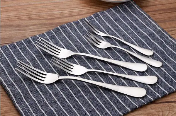 1 шт. вилка из нержавеющей стали обеденная для взрослого ребенка десертная посуда