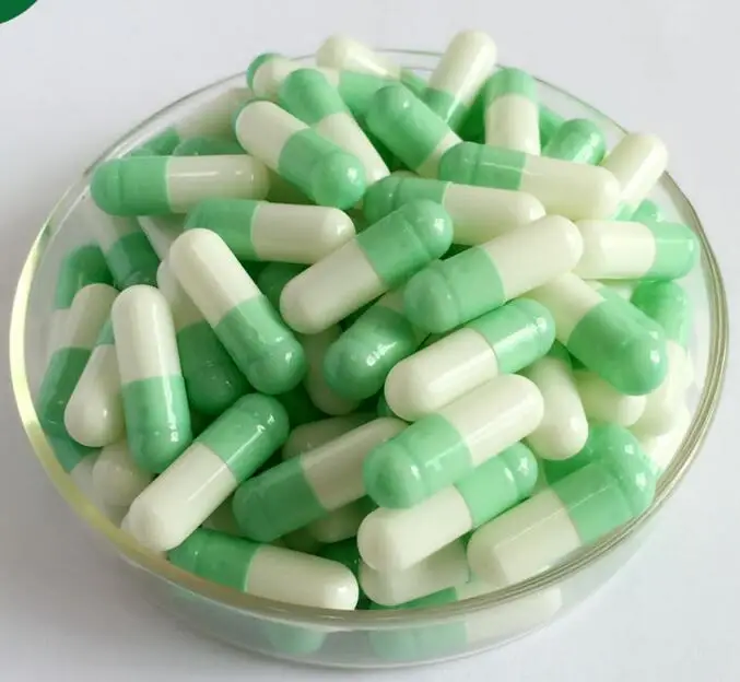 (10000 штук/пакет) 2 # светло зеленый белый цвет желатиновые капсулы гелевые пустые