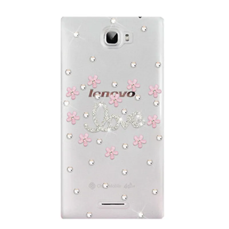 Udapakoo 3D Bling Crystal Rhinestone Case for Lenovo A516 A1000 ZUK Z1 Z2 K8 Note transparent Clear Diamond Cover |