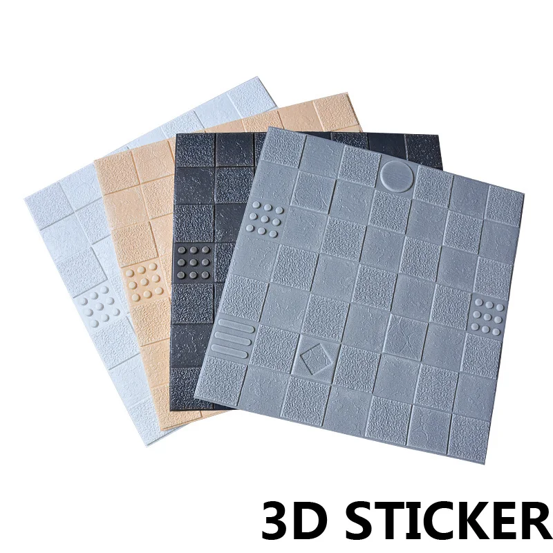 70X70cm 3D наклейки на стену из пенопласта Обои DIY кирпичный камень Настенный декор