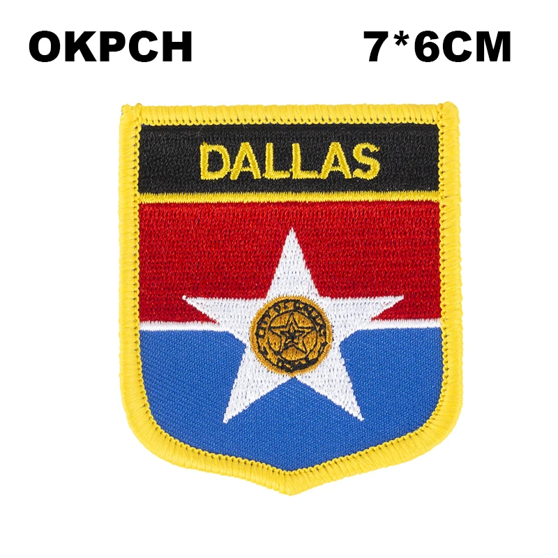 Патчи в форме флага Chicago Shield искусственные патчи для украшения своими