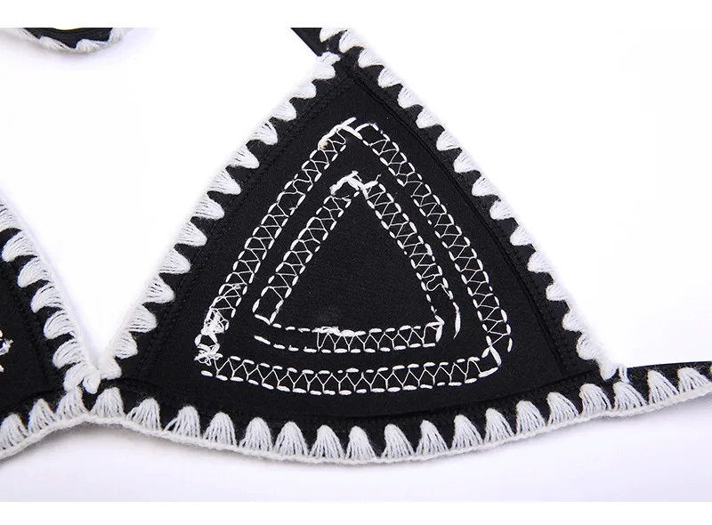 Новый сексуальный бандаж Бразильский бикини набор пляжный женский купальник