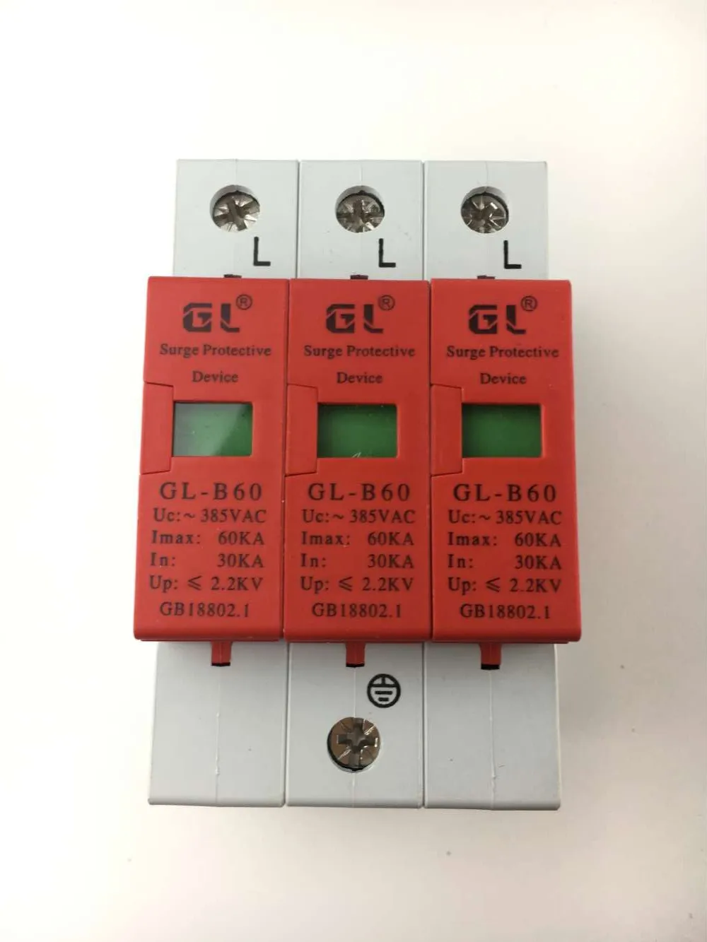 2P + N переменного тока 3-полюсный 3 P 385V AC 30KA ~ 60KA защитные устройство защиты от
