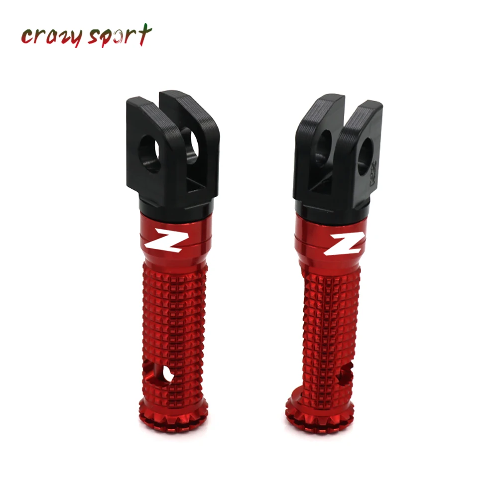 Front Foot Pegs Footrest Adapter For KAWASAKI Z125 Z250 Z300 Z 125/250/300 2013-2018 2017 Motorcycle Rest Rider With Logo | Автомобили и