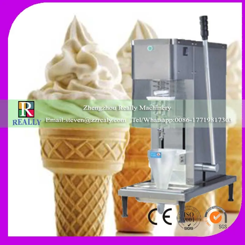 

Hot sale 110V/220V swirl freeze ice cream machine