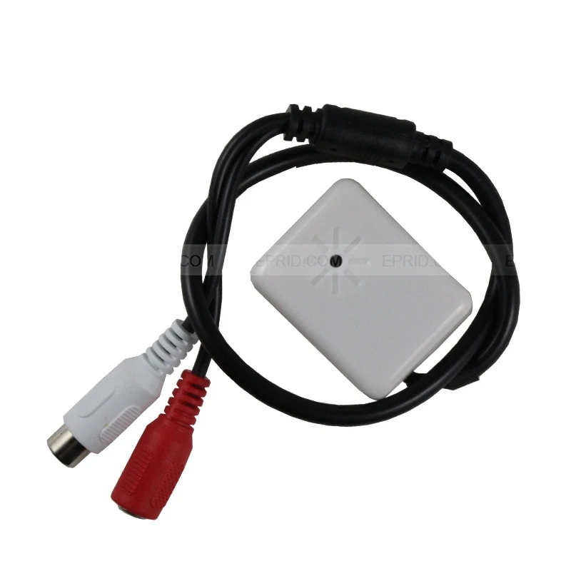 

Безопасность широкий диапазон Регулируемый скрытый CCTV Микрофон Mic RCA