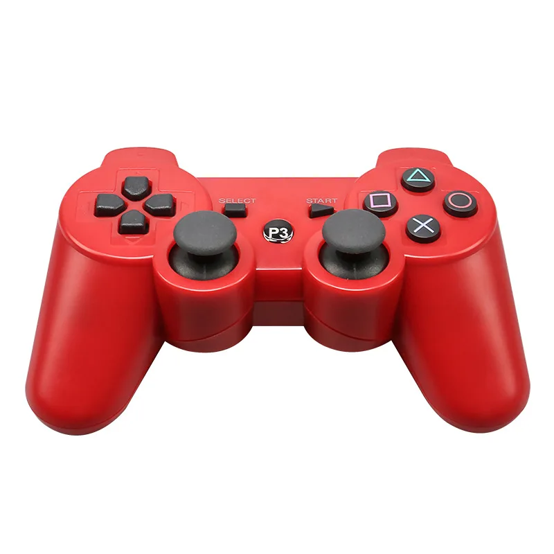 50 шт. Bluetooth игровой контроллер для 2,4G Беспроводной PS3 пульта джойстика геймпад джойстик игровой контроллер удаленного Беспроводной геймпад - Цвет: RED