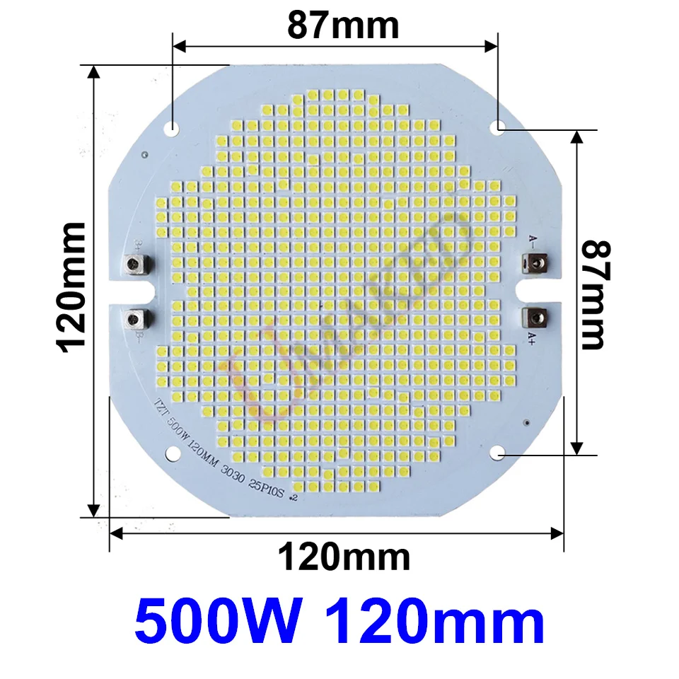 2 шт Полный мощный светодиодный светильник PCB 200 Вт 300 Вт 400 Вт 500 Вт 600 Вт SMD3030 светодиодный PCB, алюминиевая пластина для Светодиодный люстры