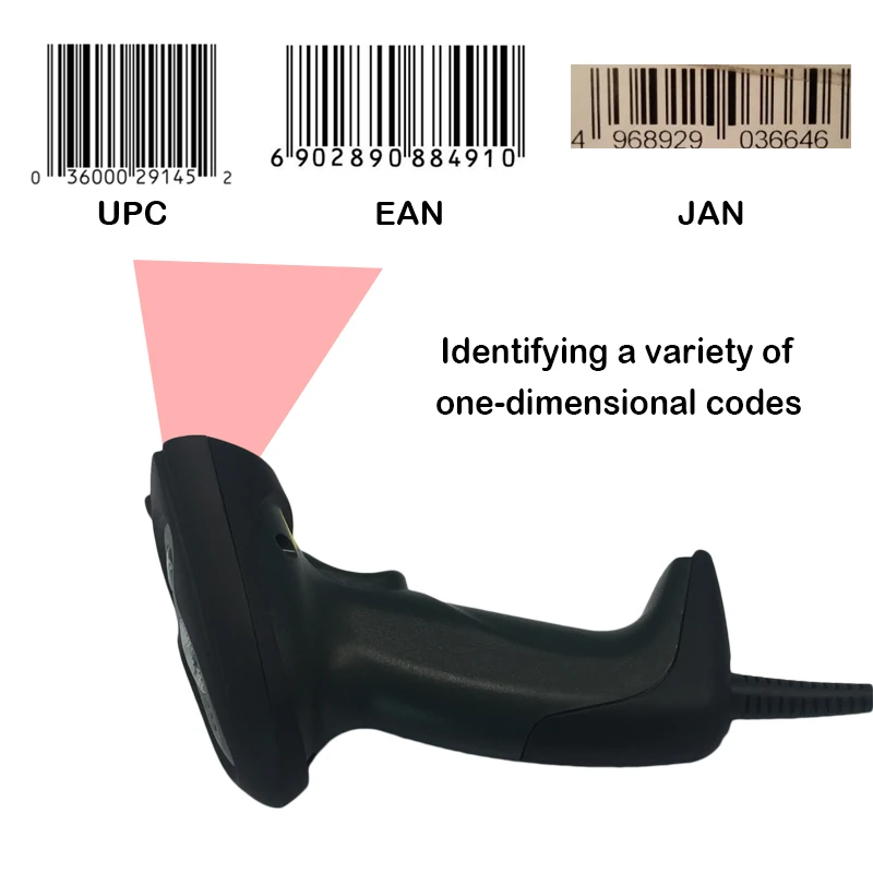 Горячая проводной полный автоматический индукции 1D сканер штрихкодов хорошо