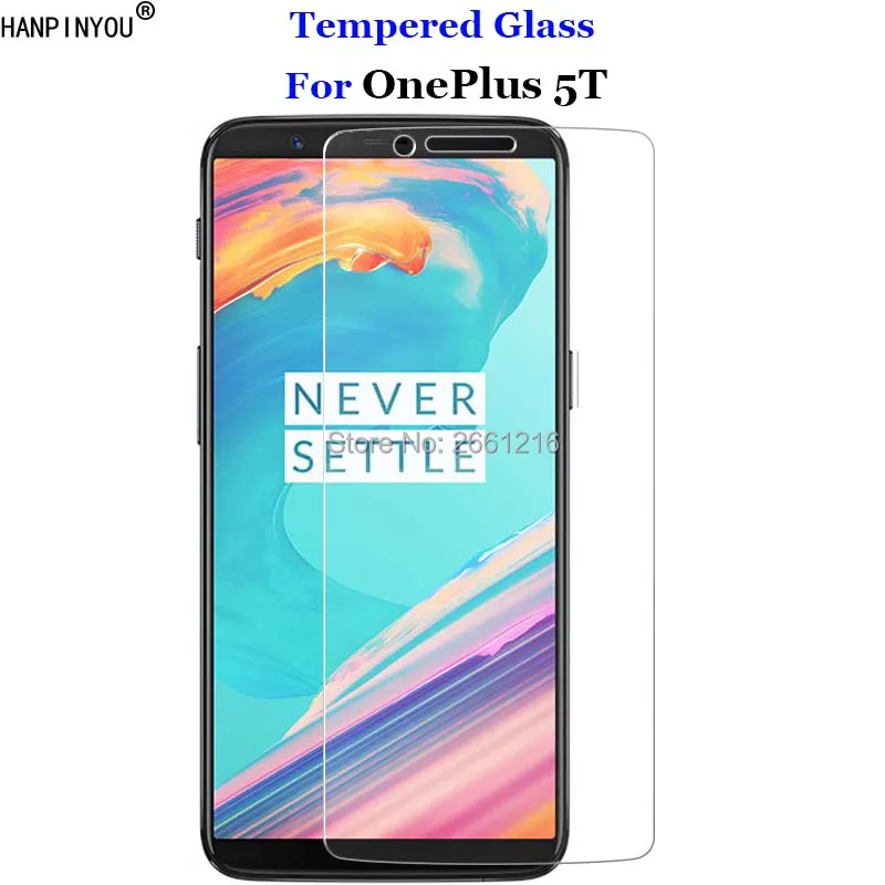 Для OnePlus 5T A5010 закаленное стекло 9H 2.5D Премиум Защитная пленка для экрана One Plus 1 + 6