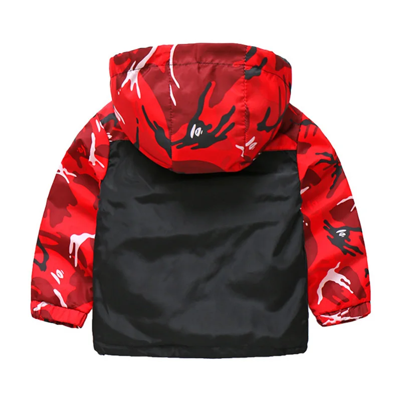 Boys Camouflage Jacket Autumn Winter Children Coats Sport Casual Kids Jackets Double-deck Waterproof Windproof JH009 |