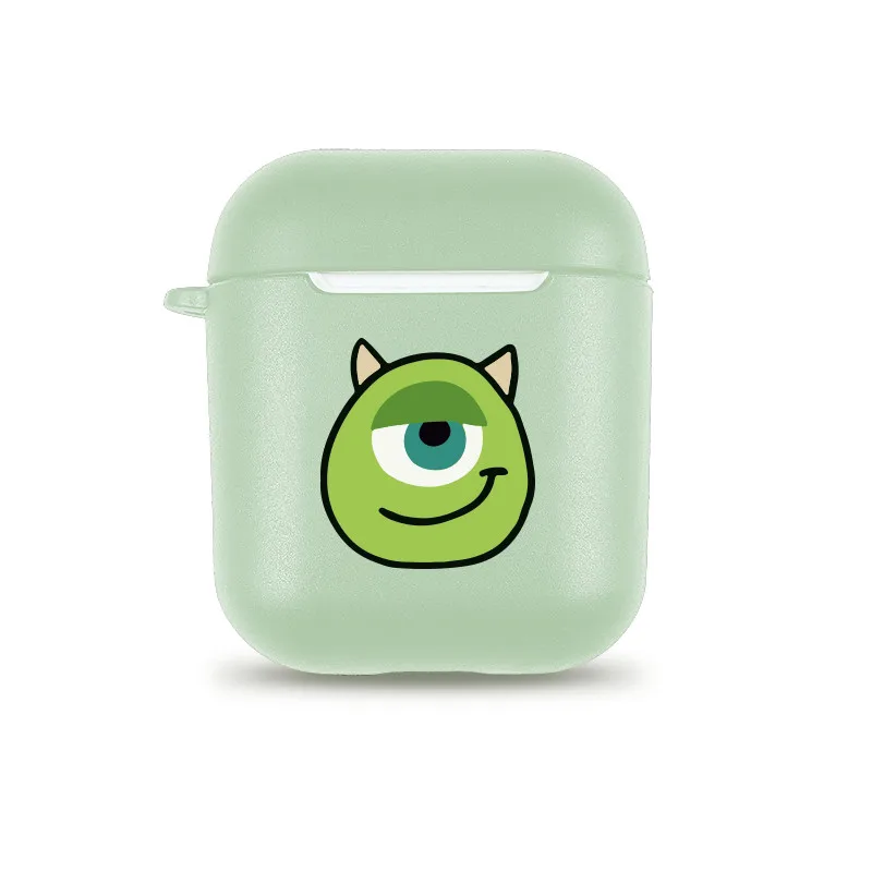 Mike Силиконовые сумки для Airpods Единорог забавные английские слова лимон фрукты переноски приемник Чехлы для Apple Airpods чехол для наушников Etui - Цвет: Mike