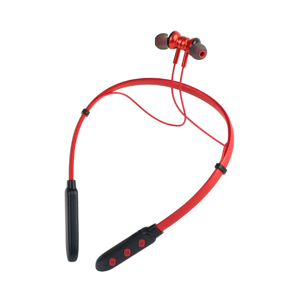 Модные Спортивные наушники Bluetooth V4.1 + EDR с шейным ободом маленькие петлей
