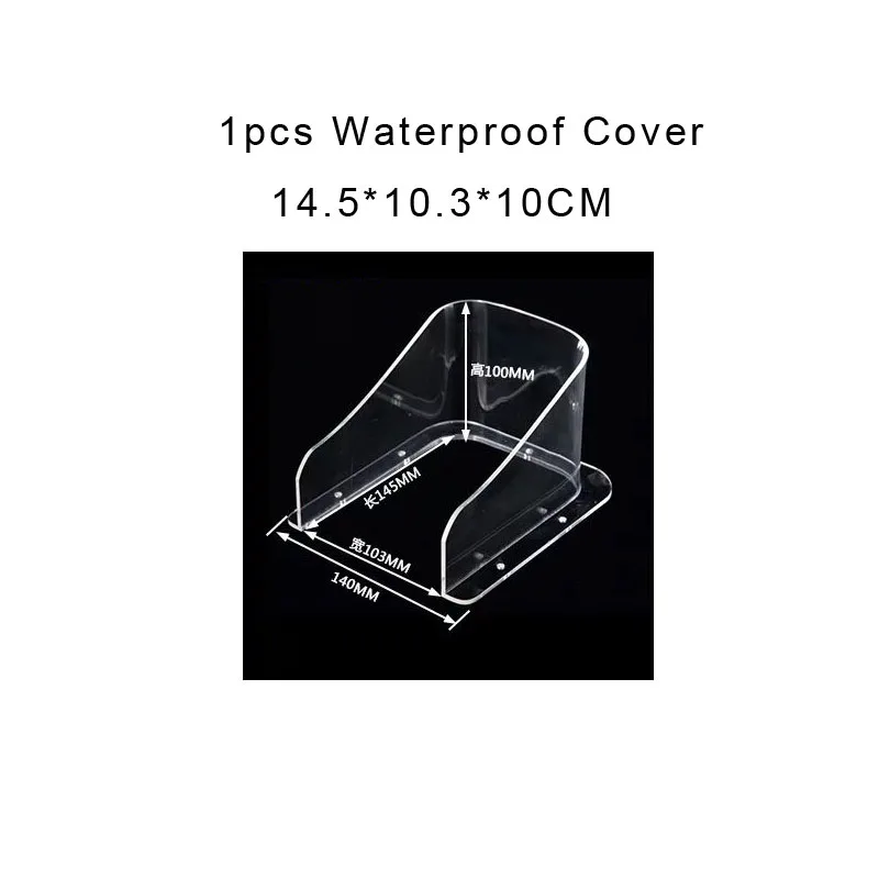 Пластик Wateproof крышка Поддержка беспроводной Беспроводная камера Wi-Fi для дверного звонка видеодомофон дверные звонки дополнительно интимные аксессуары - Цвет: Waterproof Cover