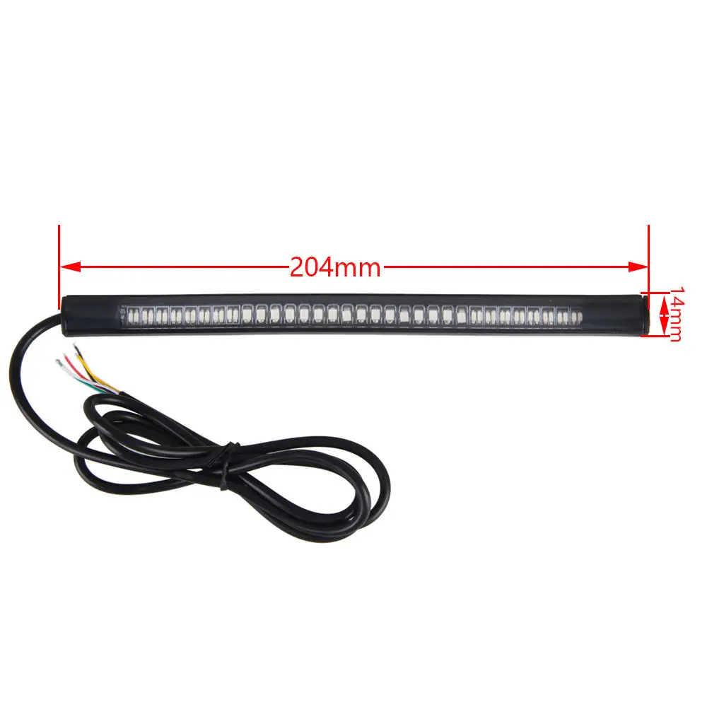 20 см 48 SMD Красный Универсальный 12 В LED бар тормозной задний фонарь и левый/правый