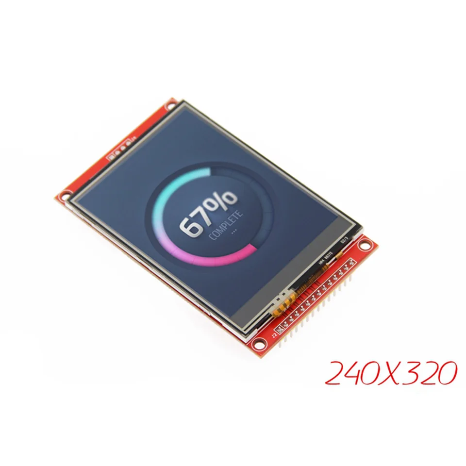3 2 дюймовый SPI lcd модуль 240*320 TFT ILI9341 занимает не менее 4 IO | Электронные компоненты и