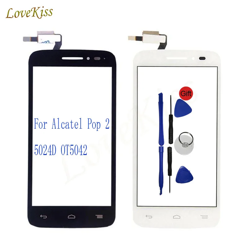Сенсорный экран панель дигитайзер для Alcatel One Touch Pop 2 5042D OT5042 5042 5042E 4 5 &quotпереднее