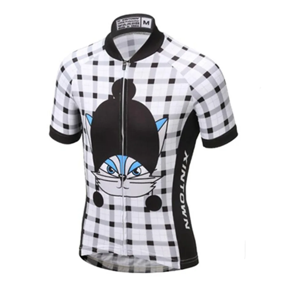 Милые детские трикотажные майки для велоспорта и дышащие летние велосипедные с