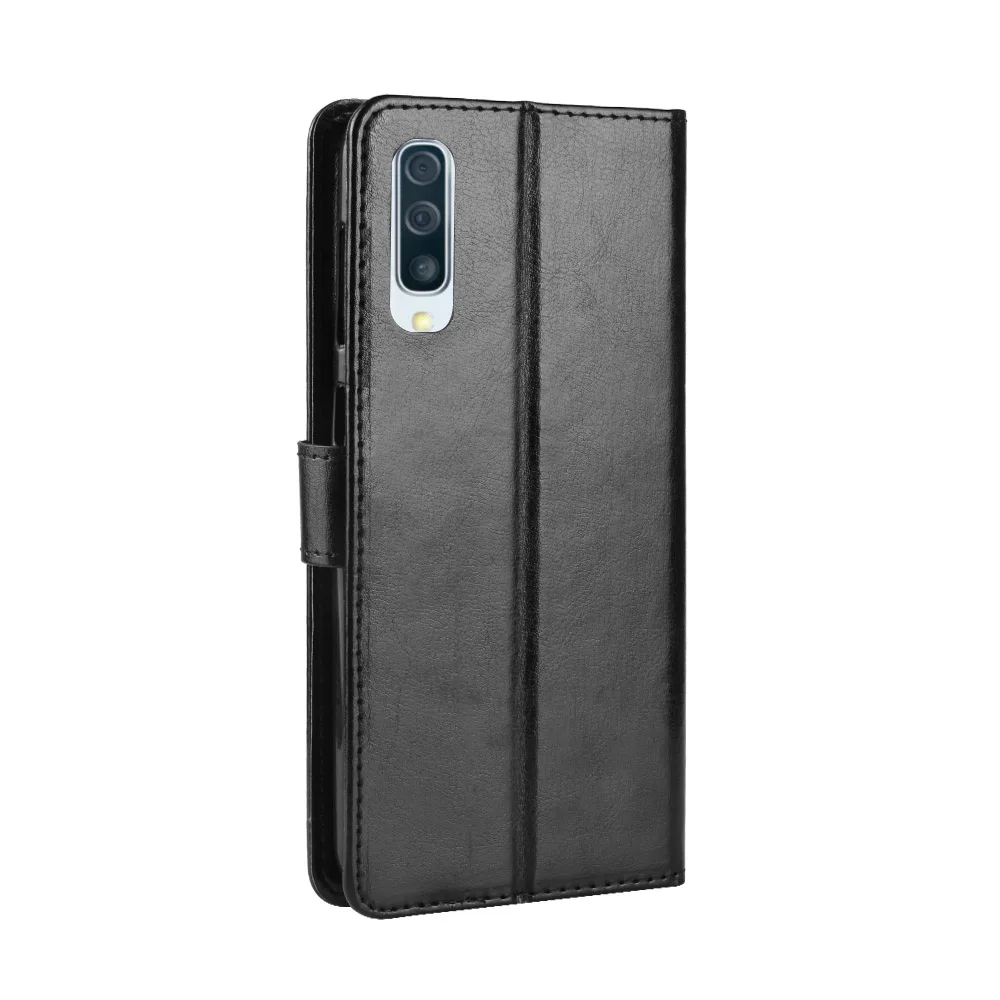 For Samsung Galaxy A70 Case Flip Luxury PU Leather Phone A 70 2019 A705 A705F SM-A705F GalaxyA70 Cover | Мобильные телефоны и