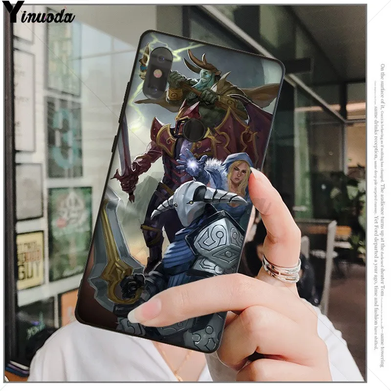 Yinuoda Shadow Fiend Dota 2 DIY окрашенный чехол для телефона для Xiao mi Red mi 5 5Plus Note4 4X Note5 6A mi 6 mi x2 mi x2S - Цвет: A12
