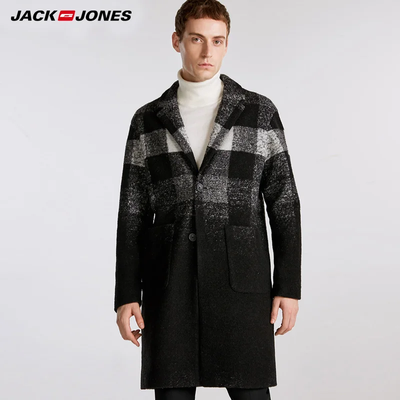 

Мужское длинное шерстяное пальто Jack Jones, Осень-зима, 218327513
