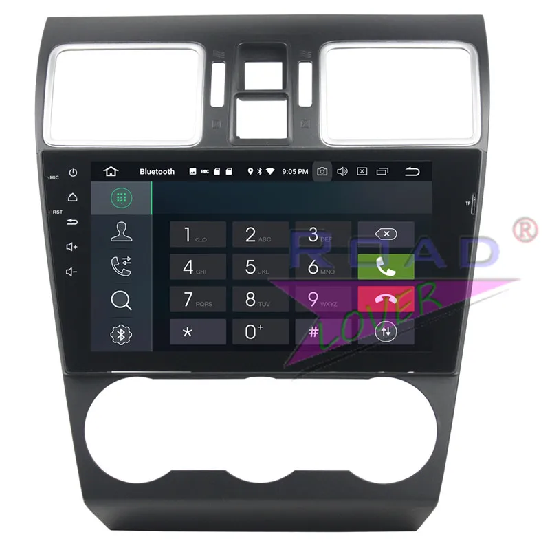 Roadlover 9 &quotAndroid 0 автомобильный мультимедийный плеер для Subaru Forester WRX 2016-2017 Стерео GPS