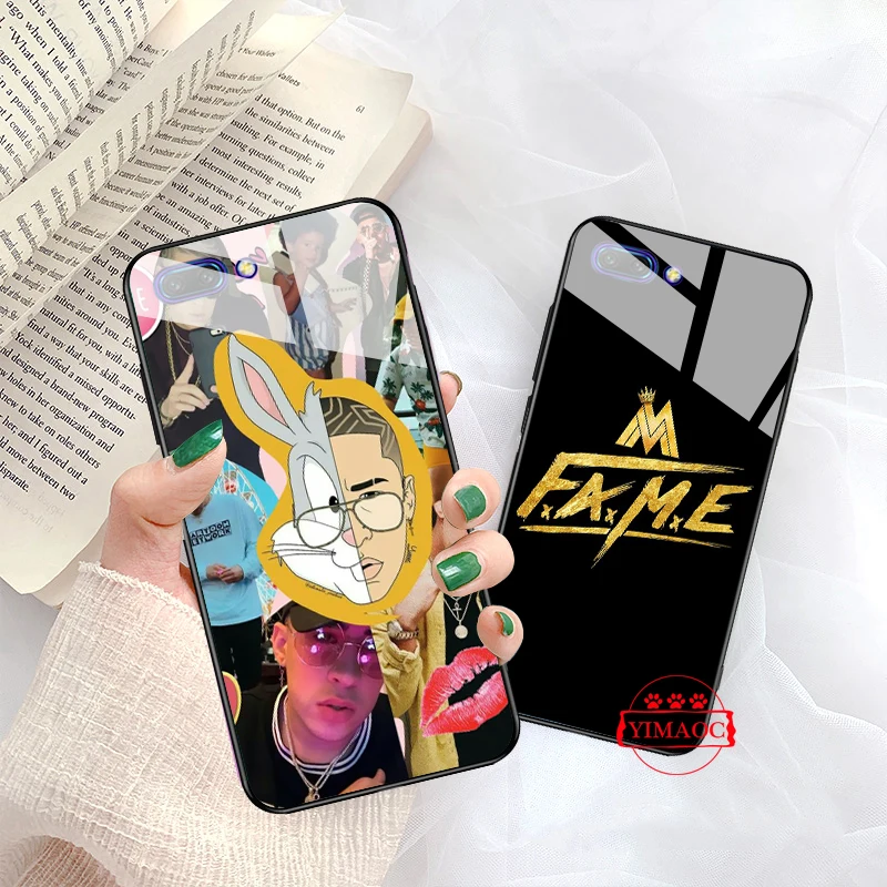 YIMAOC Bunny Maluma Ozuna POP Rapper Glass Case for Huawei P10 lite P20 Pro P30 P Smart honor 7A 8X 9 10 Y6 Mate 20 |