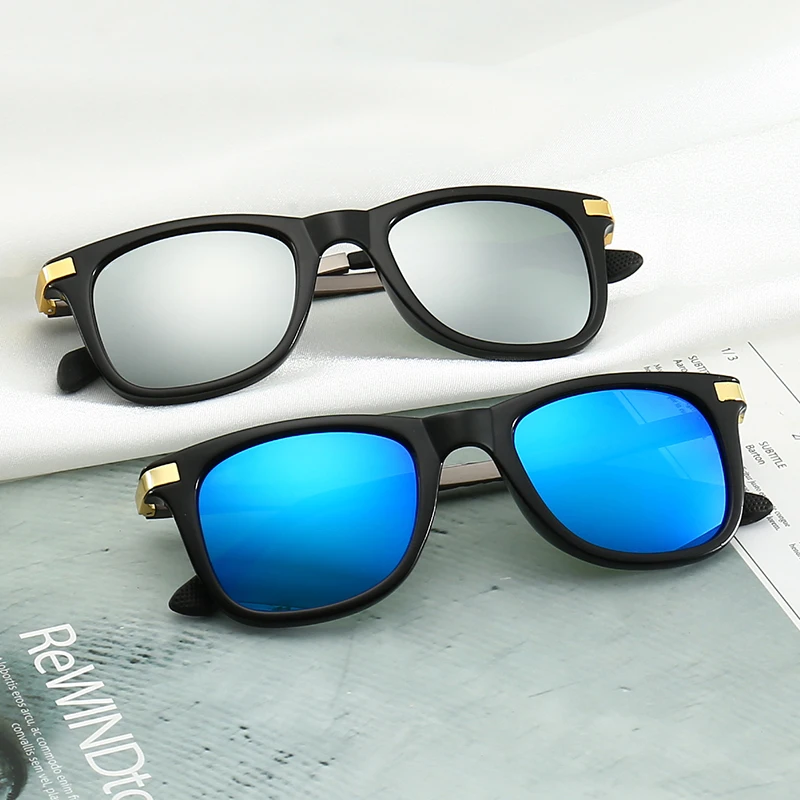 Casual Gradient sunglasses ice blue len sunglass golden black frame vintage sol shade glass product female eyeglasses | Аксессуары для