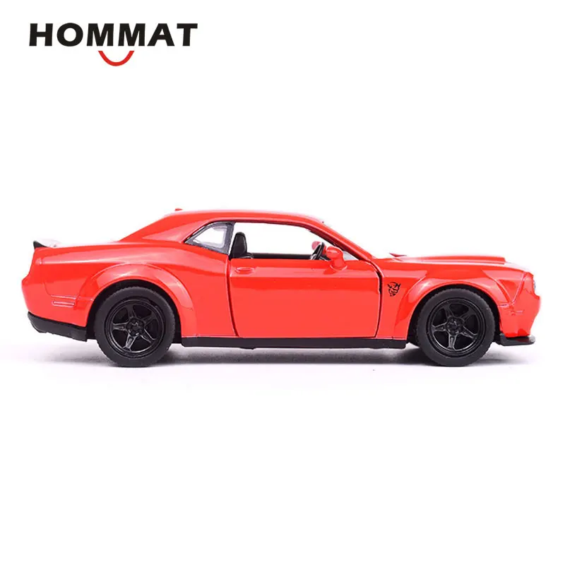 Домашний коврик имитация 1:36 Dodge Challenger SRT модель автомобиля литой диск Игрушечная