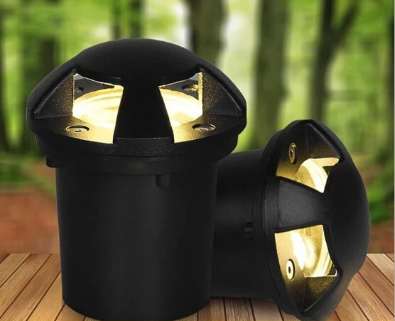 

6pcs 3w 6w LED underground buried light Translucent 2 side 3 side 4 side lighting AC85-265v outdoor step garden landscape light