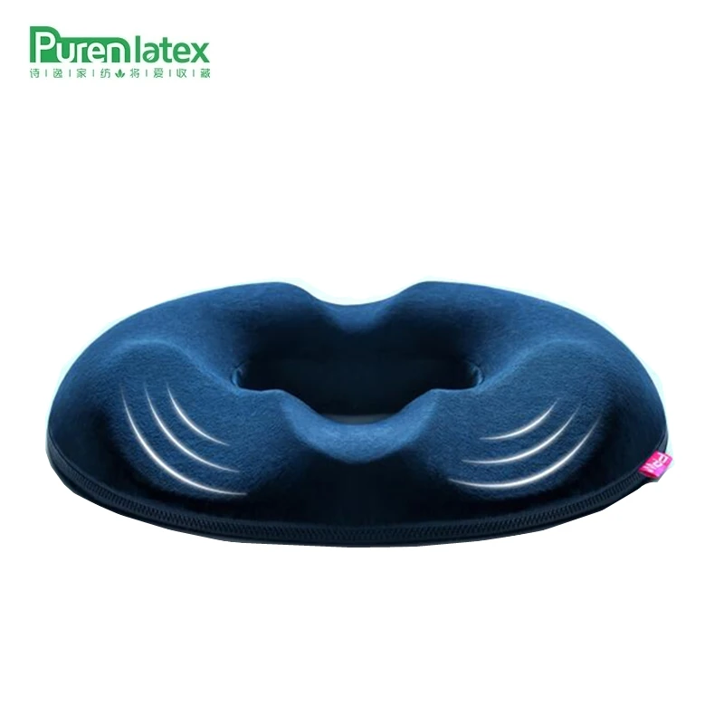 PurenLatex подушка для офисного кресла из углеродного угля с эффектом памяти коврик