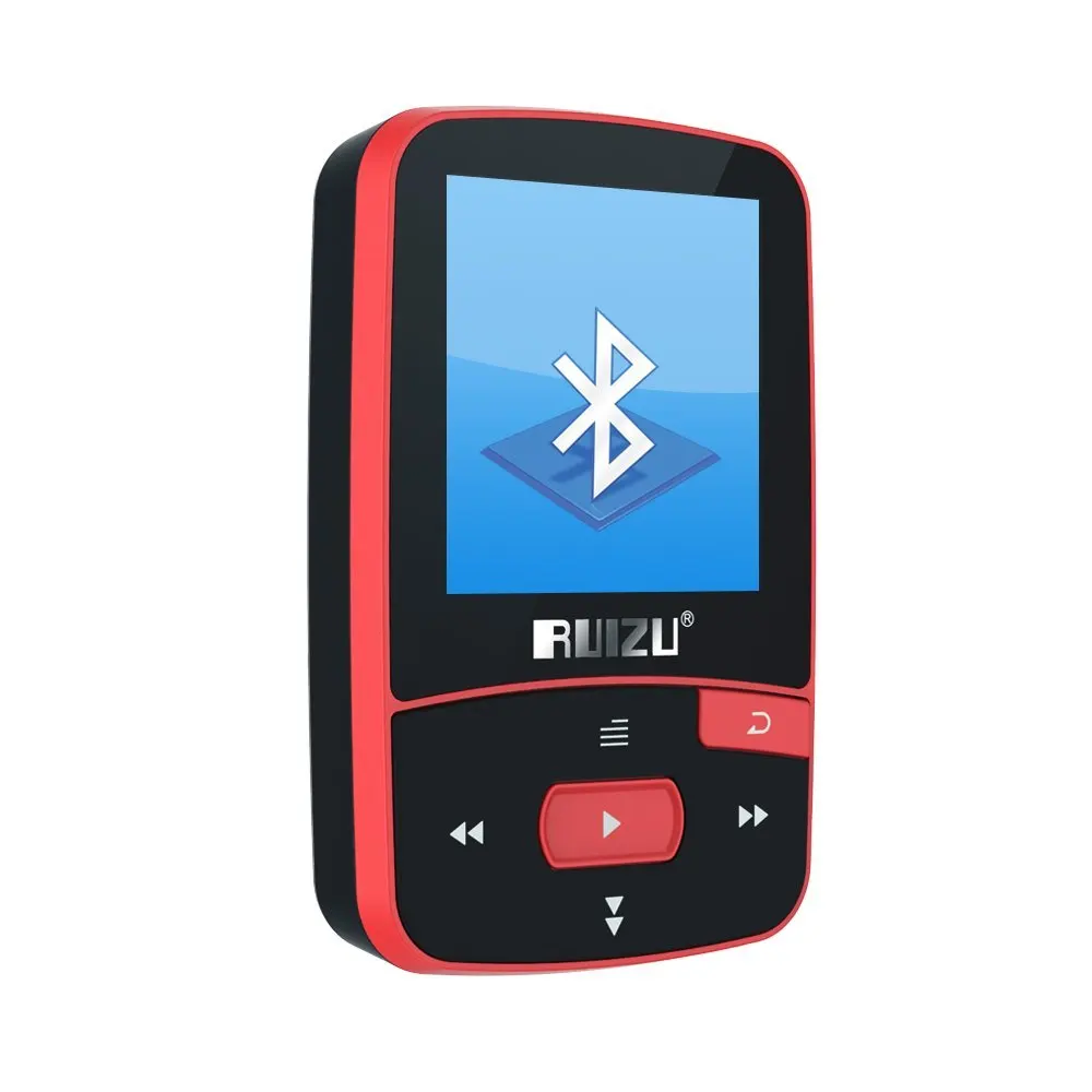RUIZU X50 8GB Bluetooth MP3 музыкальный плеер спортивный зажим защита от пота Walkman качество